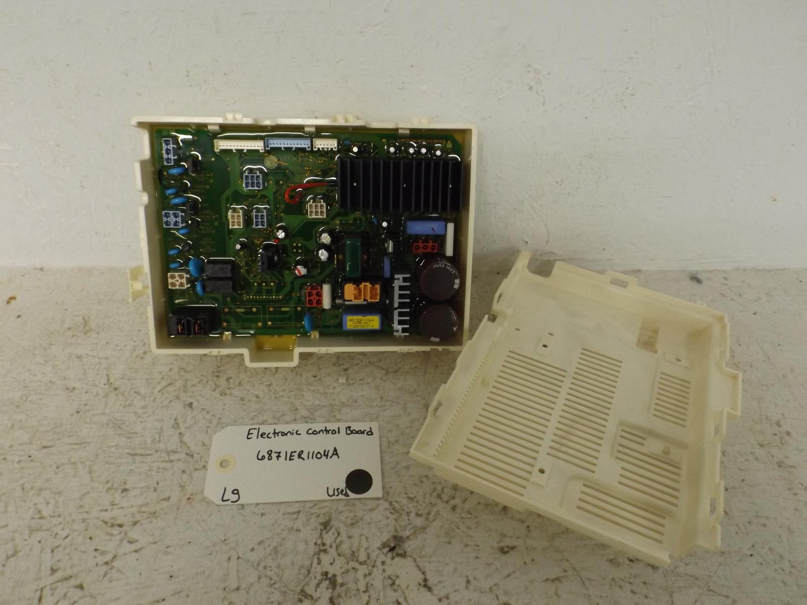 LG Washer 6871ER1104A Electronic Control Board Used LG Washer 6871ER1104A Electronic Control Board Used